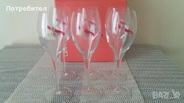 Чаши за шампанско, снимка 6 - Чаши - 49479008