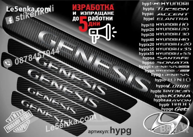 ПРАГОВЕ карбон HYUNDAI ix20 фолио стикери hypix20, снимка 13 - Аксесоари и консумативи - 44020337