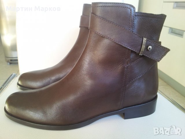 Дамски боти от естествена кожа Sesto Meucci at Neiman Marcus, снимка 5 - Дамски боти - 34774916