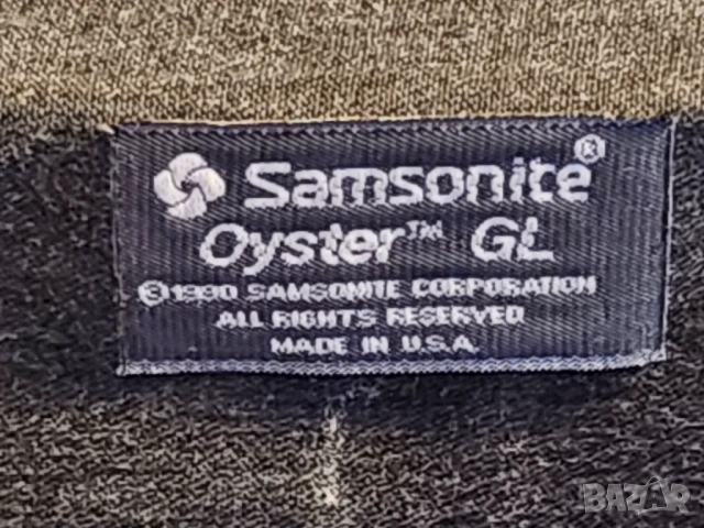 Куфар : Samsonite Oyster GL и 2-ри с твърди стени,4 колелца, на цип с шифър, с разтегателна дръжка, снимка 9 - Куфари - 52344325