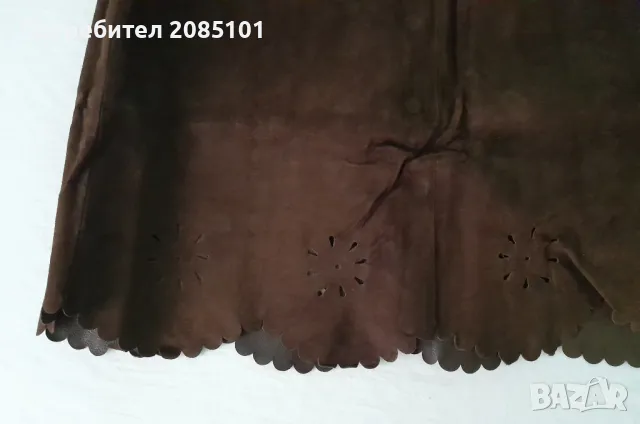 Дамска кожена пола, снимка 2 - Поли - 47805721