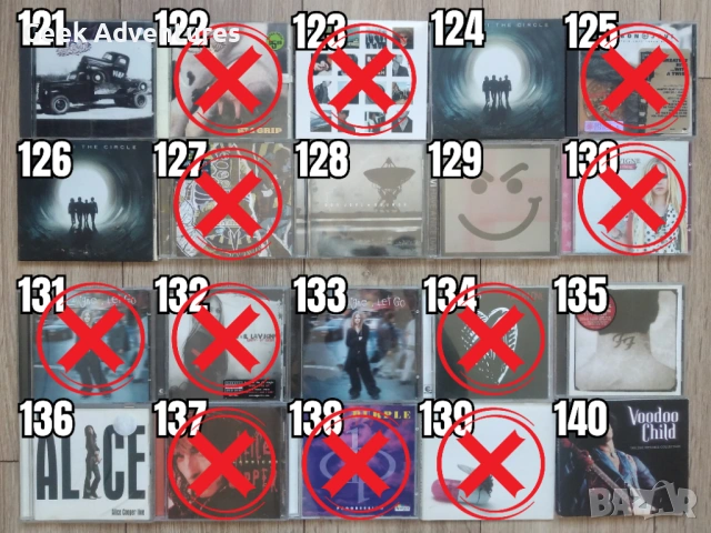 Rock/Punk Metal Music Albums CDs Оригинални Рок Пънк Музикални Дискове, снимка 8 - CD дискове - 46680866