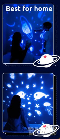 Звезден проектор Asronaut с бели звуци и натурални мелодии- АКУМУЛАТОРЕН, снимка 2 - Детски нощни лампи - 43591000