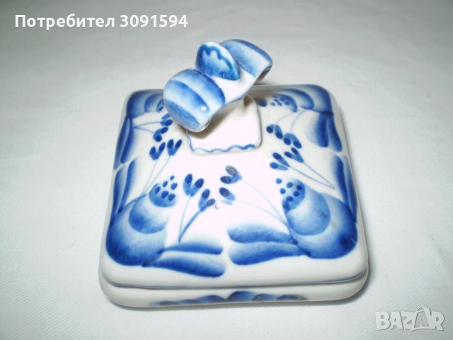 Порцелан кутия за бижута  ГЖЕЛЪ, снимка 5 - Колекции - 36685902