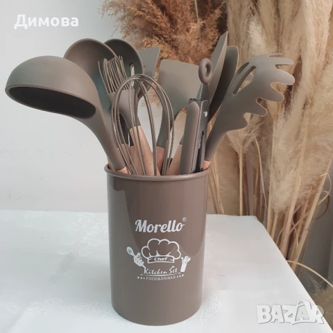 К-т прибори силикон , снимка 7 - Прибори за хранене, готвене и сервиране - 50790673