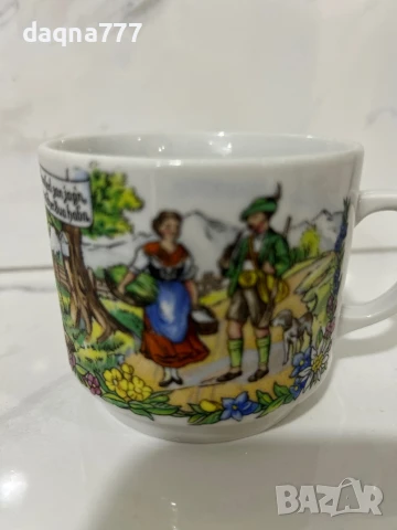 Ретро порцеланова чаша, печат, Bavaria.