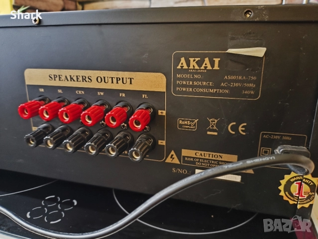 Усилвател, Ресивър AKAI , снимка 7 - Ресийвъри, усилватели, смесителни пултове - 52509718