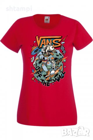Дамска Тениска Vans off the wall,Изненада,Повод,Подарък,Празник, снимка 8 - Тениски - 37638868
