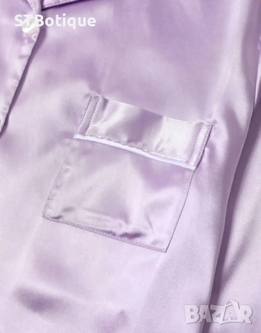 🌙✨ Елегантен дамски сатенен комплект от STBoutique ✨🌙 💋, снимка 6 - Пижами - 52209985