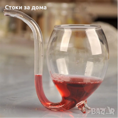 Чаша за Вино - Вампир 300ml боросиликатно стъкло Уникален подарък WSKB4 