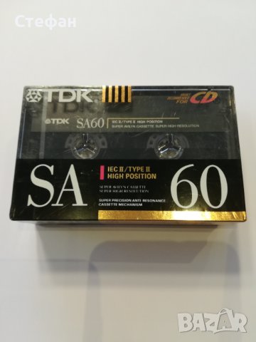 Аудио касета TDK SA-60ST, снимка 6 - Радиокасетофони, транзистори - 39811707