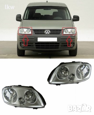 Фар електрически за VOLKSWAGEN CADDY 2004-2014 Шоф. или Пасаж. страна, снимка 1 - Части - 28868431