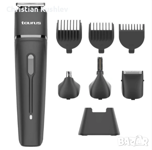 Тример Taurus Hipnos Complet – 7 в 1, 90 мин. автономия, Wet&Dry, батерия и пълен комплект аксесоари, снимка 4 - Друга електроника - 53220169