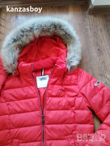 Tommy Hilfiger Essential Hooded Down Jacket - дамско пухено яке М, снимка 5 - Якета - 52203445