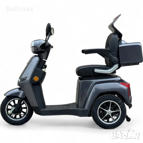 Електрическа триколка Fullmax R1 Robot, 1500W, 60V/20Ah, Червена, CE сертификат, снимка 12 - Инвалидни скутери - 52569986