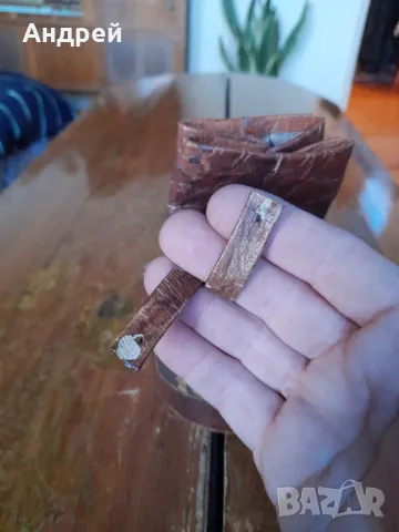 Стара кожена касичка, снимка 5 - Други ценни предмети - 48631906