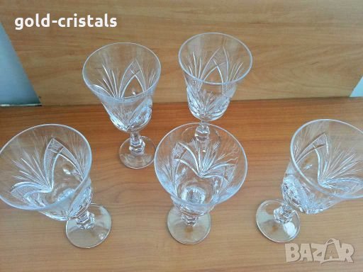 кристални чаши , снимка 3 - Антикварни и старинни предмети - 28429180