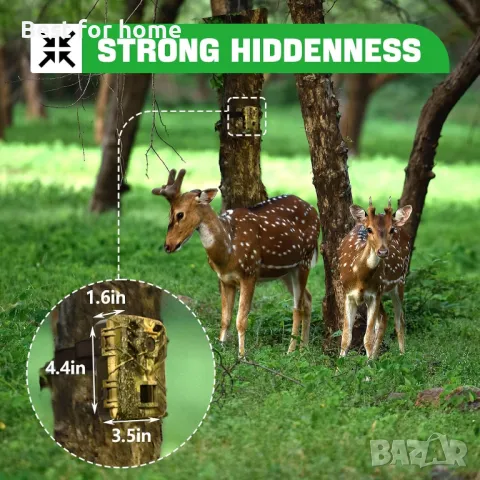 Ловна камера Coolifepro WiFi Bluetooth с приложение, 48MP + КАРТА 32GB, снимка 5 - Оборудване и аксесоари за оръжия - 50050958