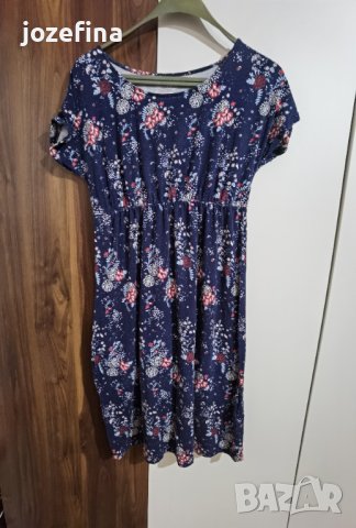 Лятна памучна дамскадамска рокля, снимка 2 - Рокли - 43356443