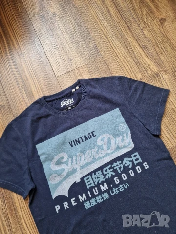 Страхотна мъжка тениска SUPERDRY размер S , снимка 3 - Тениски - 50757869