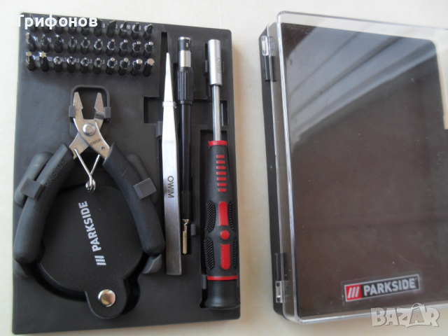 Отвертки Бит Клещи Лупа Пинсета КОМПЛЕКТИ ОРИГИНАЛ „РARKSID“-35ч. НЕМСКИ за Фина мехааника  