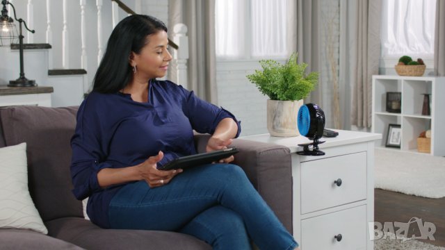 Портативен мощен вентилатор със щипка въртящ се на 360 градуса, снимка 2 - Вентилатори - 33139879