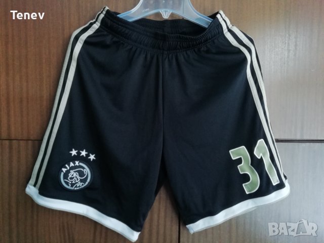 Ajax Nicolas Tagliafico Adidas мачови оригинални футболни шорти къси гащи S, снимка 1 - Спортни дрехи, екипи - 39519380