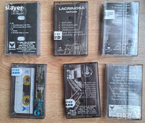 Лот оригинални касета Lacrimosa, снимка 2 - Аудио касети - 43288366