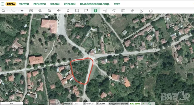 Парцел 1200 кв.м. двор УПИ с. Винище, община Монтана