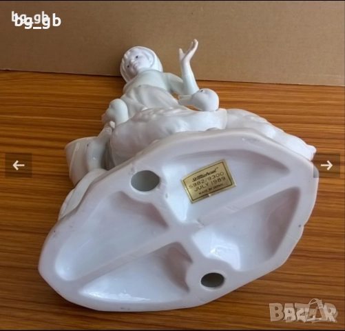 Японска музикална фигура SANKYO и порцеланова, снимка 6 - Статуетки - 24487446