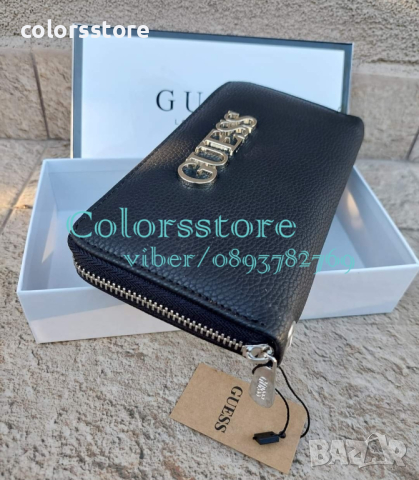 Черен портфейл Guess кодSG45D, снимка 3 - Портфейли, портмонета - 44890363