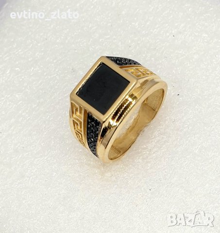 Златен  мъжки  пръстен  14К 