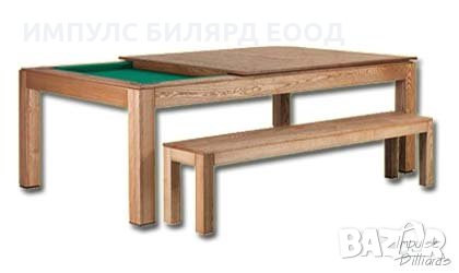 Билярдна маса 8 фута с плот за хранене