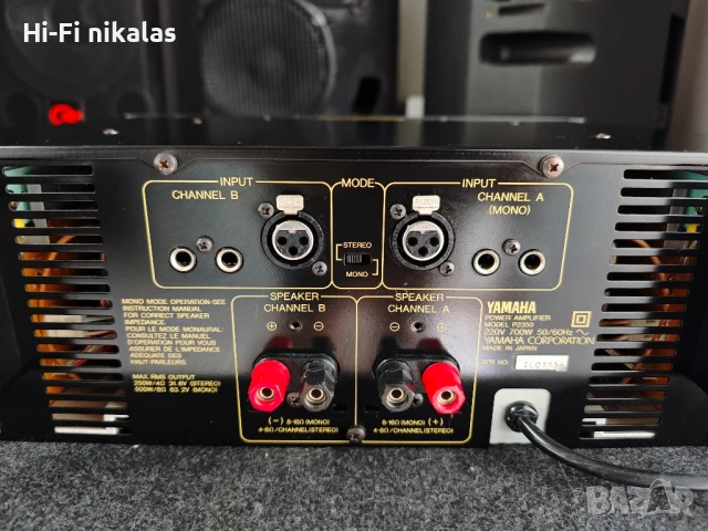 професионално стъпало усилвател YAMAHA P 2350, снимка 6 - Ресийвъри, усилватели, смесителни пултове - 50662983