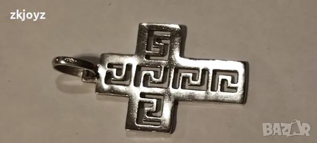 СРЕБЪРНА ВИСУЛКА- КРЪСТ ВЕРСАЧЕ 4.38 грама /ПРОБА 925, снимка 3 - Колиета, медальони, синджири - 48561293