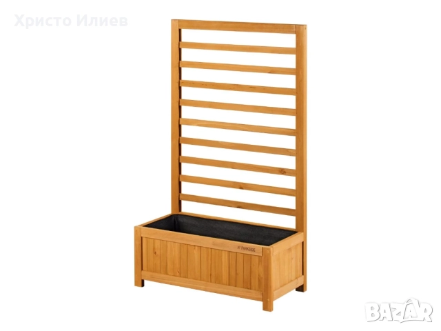 Саксия с пергола Дървено съндъче Parkside, снимка 4 - Градински мебели, декорация  - 51652426