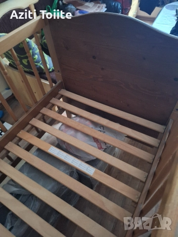 детско легло масив, снимка 2 - Бебешки легла и матраци - 52918170