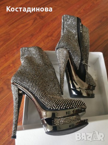  луксозни бални обувки Пиер Лучи , снимка 2 - Дамски обувки на ток - 28689094