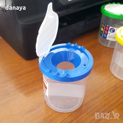 2169 Чашка за рисуване с капаче, снимка 2 - Ученически пособия, канцеларски материали - 32961599