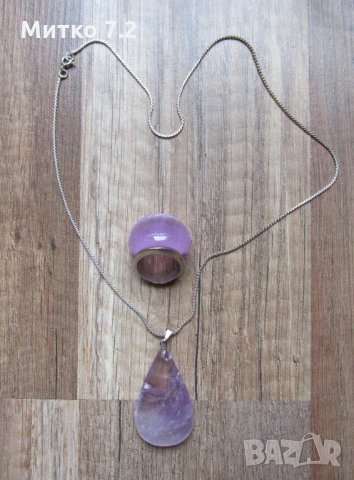 сребърен комплект - 1, снимка 6 - Бижутерийни комплекти - 32274467