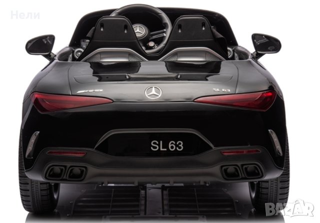 Акумулаторен джип Mercedes SL63 4X4 24V ,MP4 плейър, с меки гуми, снимка 8 - Детски велосипеди, триколки и коли - 43675276