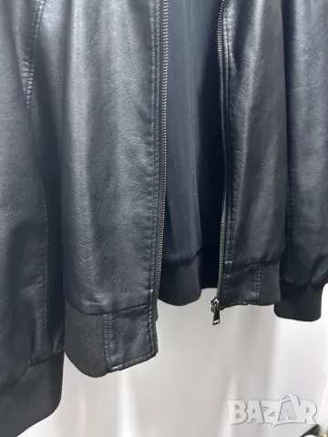 Кожено яке 4XL DESIGH JEANS LEATHER JACKET COTTON, снимка 6 - Якета - 48746475