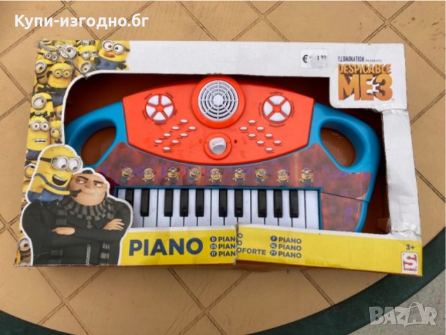 Детско пиано Миньони - 3 год +, снимка 3 - Музикални играчки - 38667413