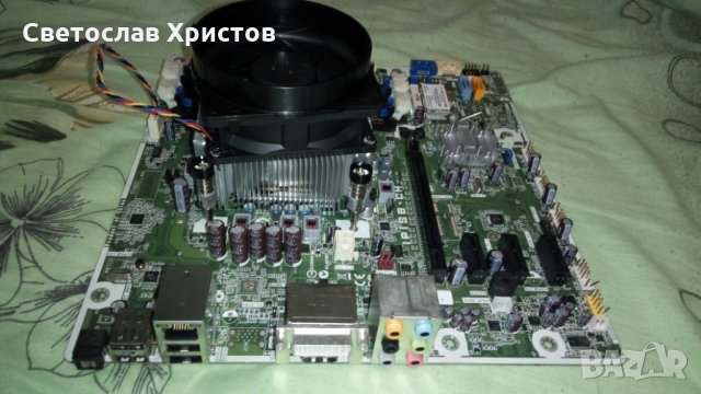 Продавам 4 ядрен комплект сокет 1155 HP IPISB-CH (Pegatron 2AB6)+4Core Xeon E3-1225(3.1GHz)+cooler, снимка 4 - Дънни платки - 28158185