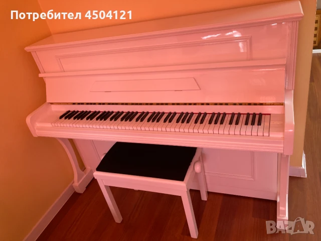 Бяло Пиано гланц Al. Herman S, снимка 1