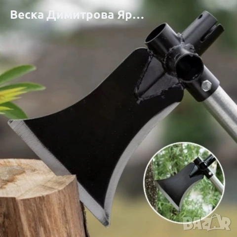 Многофункционален градински инструмент 4 в 1 – брадва, лопата, мотика и сърп в едно, снимка 5 - Градински инструменти - 53067170
