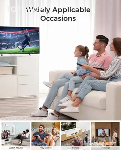 HDMI превключвател 4K@60Hz【Надграден】3 в 1 изходен HDMI сплитер, снимка 3 - Друга електроника - 48791951