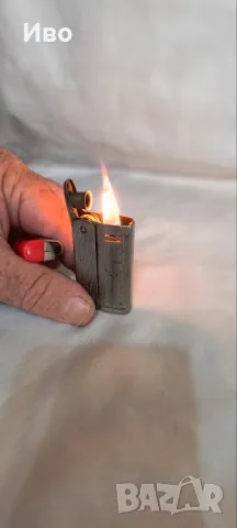 Австрийска бензинова запалка Imko Triplex Streamline, снимка 3 - Запалки - 49222689