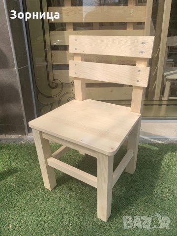 Детско дървено столче , снимка 3 - Други - 32403180