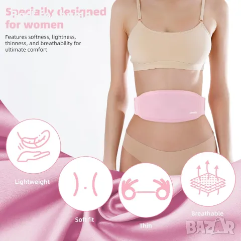 Преносим безжичен колан с 3 нива на топлина и режими на масаж 	CYFERUY, снимка 2 - Други - 50105296